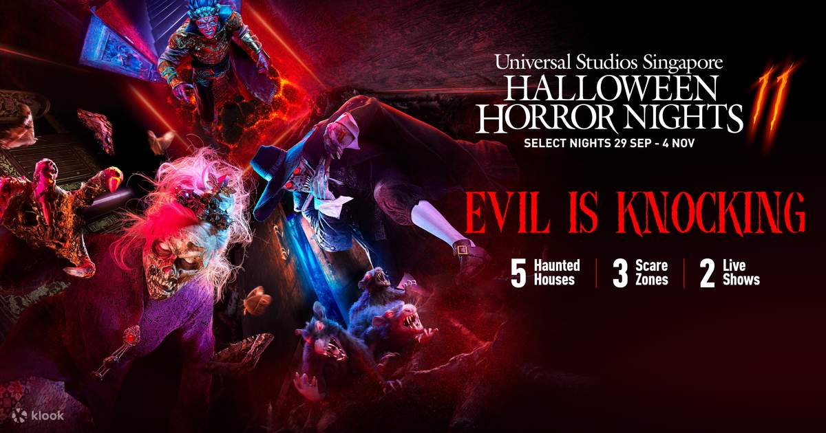 Universal Studios Singapore™ Halloween Horror Nights™ 11 Ticket Klook